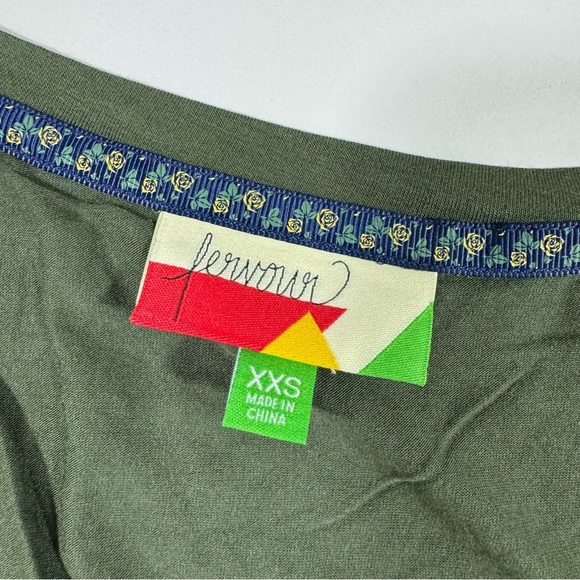 New Fervour Endless Possibilities Tank Top Olive Green - Picture 4 of 8